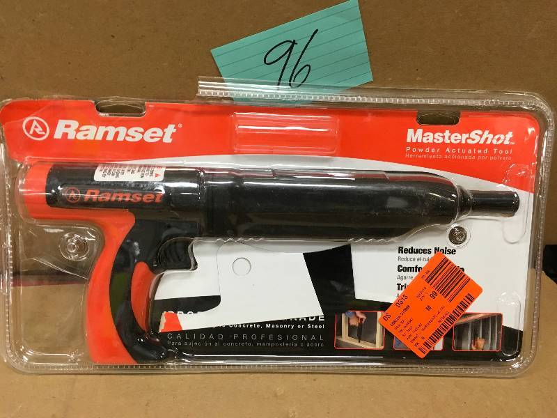 RAMSET MasterShot 0.22 Caliber Powder Actuated Tool in good conditions