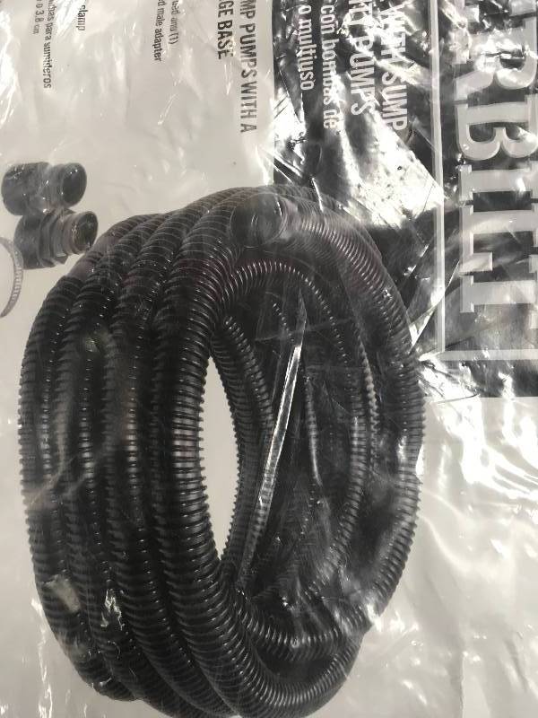 lot 66 image: EVERBILT 1-14 in. x 24 ft. Sump Pump Discharge Hose Kit not used