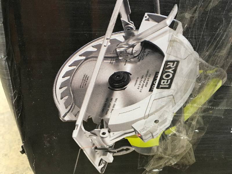 lot 55 image: RYOBI 14-Amp 7-14 in. Circular Saw with Laser in working conditions