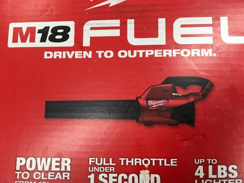 lot 78 image: Milwaukee M18 FUEL 120 MPH 450 CFM 18-Volt Lithium Ion Brushless Cordless Handheld Blower battery ancharger are include in working conditions