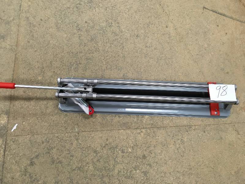 lot 98 image: RUBI 21 in. Practic Tile Cutter in working conditions
