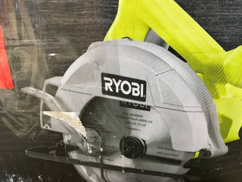lot 21 image: Ryobi 13-Amp 7-14 in. Circular Saw