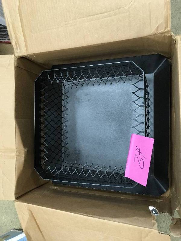 lot 37 image: Master Flow 13 in. x 13 in. Galvanized Steel Fixed Chimney Cap in Black