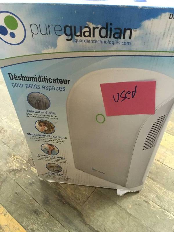 lot 59 image: Pureguardian 0.33 Gal. Small Space Dehumidifier