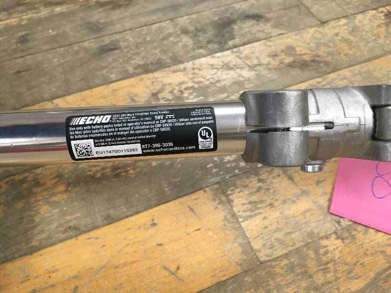 lot 88 image: Echo 58-Volt Lithium-Ion Brushless Cordless String Trimmer tool only in working conditions