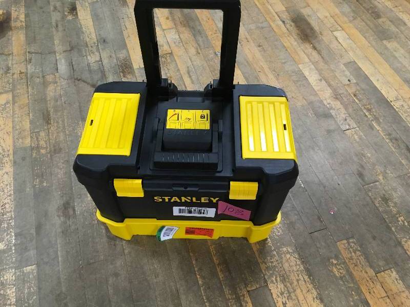 lot 108 image: Stanley Essential  3-in-1 Detachable Tool Box Mobile Work Center