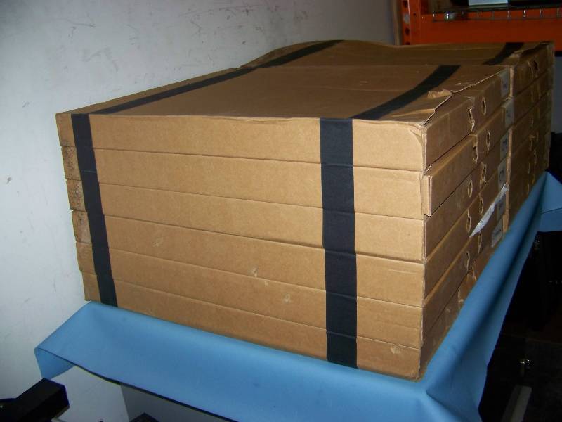 lot 39 image: (12) Cardboard Drawers with Various Colors of Lighting Gels  Colored Lighting Sheets