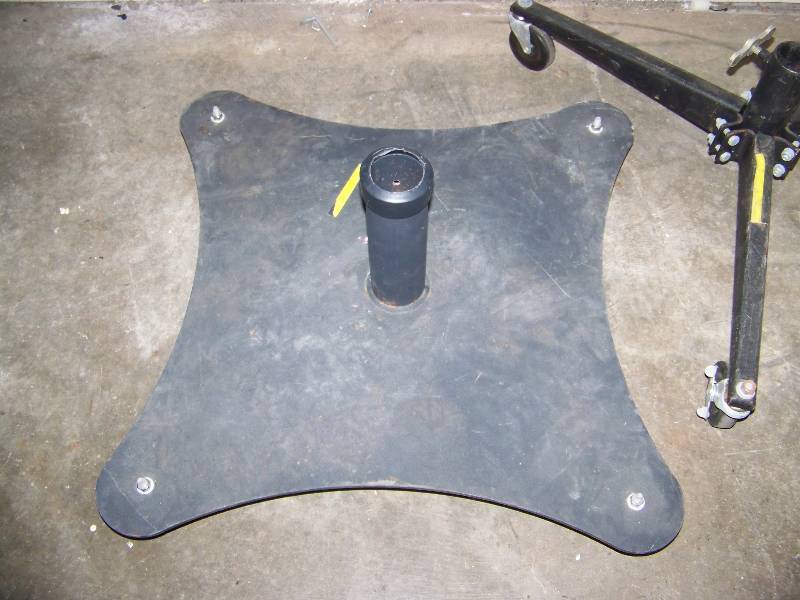 lot 47 image: (2) Rolling Tripod Bases