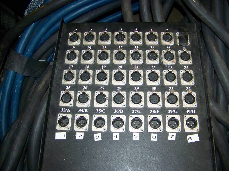 lot 29 image: RapcoHorizon Company, 32-Input, Mic Splitter  XLR Box (Snake)