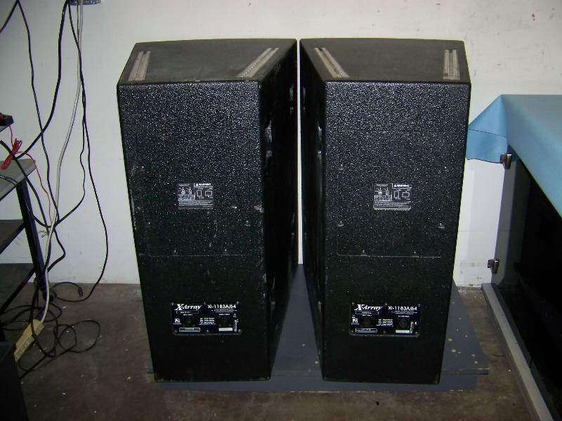 lot 1 image: (2) Electro-Voice (EV), X-Array, Large Venue, Loudspeakers  Speakers