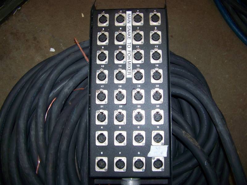 lot 31 image: 24-Input, Mic Splitter  XLR Box (Snake)