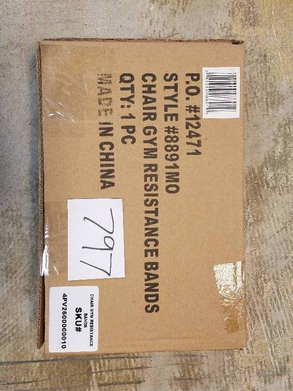 lot 797 image: Chair Gym Resistance Bands - BANDS ONLY