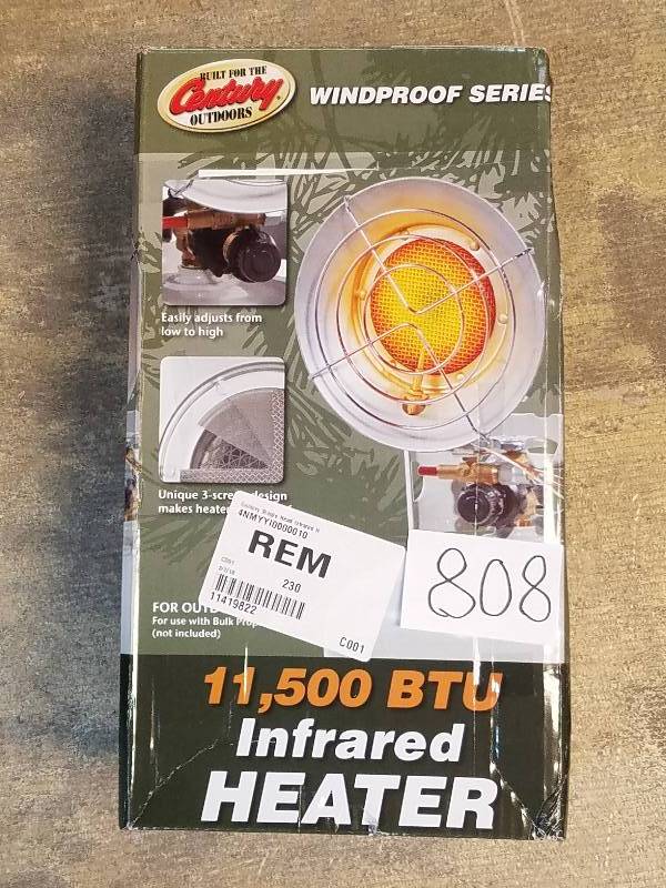lot 808 image: Century 2315i Single Head Infrared HeaterDryer