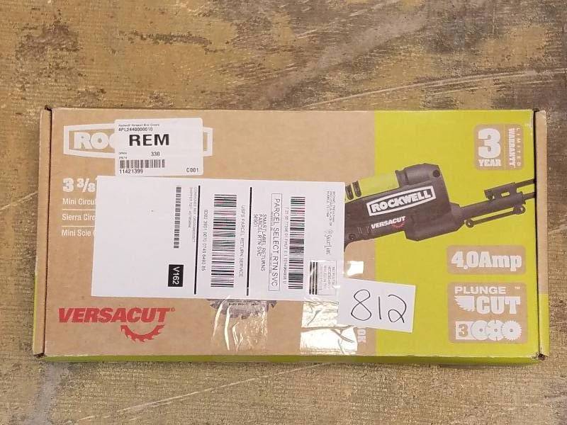 lot 812 image: Rockwell Versacut Mini Circular Saw
