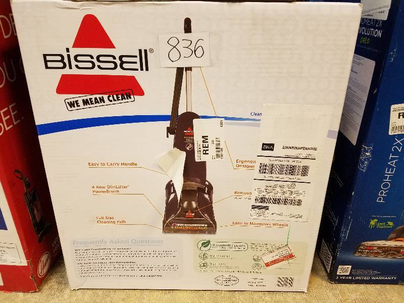 lot 836 image: Bissell PowerLifter PowerBrush 6.25-Amp Upright Deep Cleaner