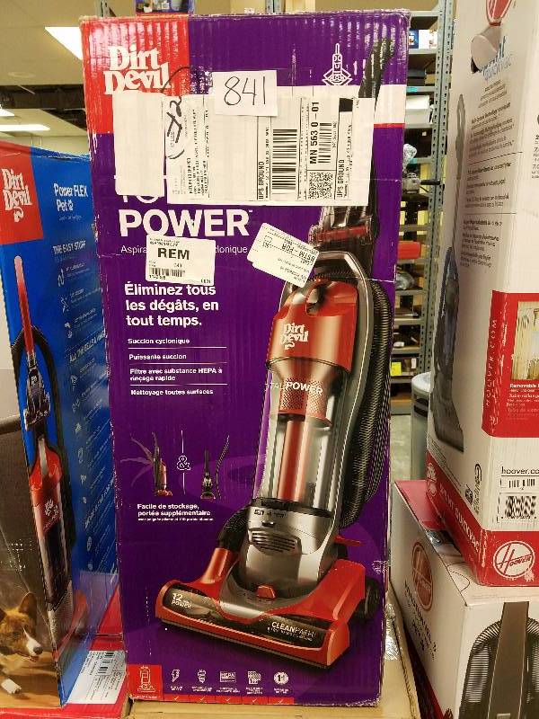 lot 841 image: Dirt Devil Total Cyclonic 12-Amp Upright Vacuum