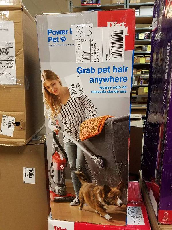 lot 843 image: Dirt Devil Power Flex Pet Bagless Upright Vacuum