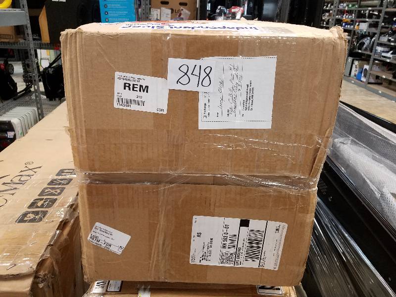 lot 848 image: 2 Gel Memory Foam Mattress Topper - King