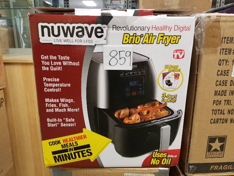 lot 859 image: NuWave Brio Air Fryer