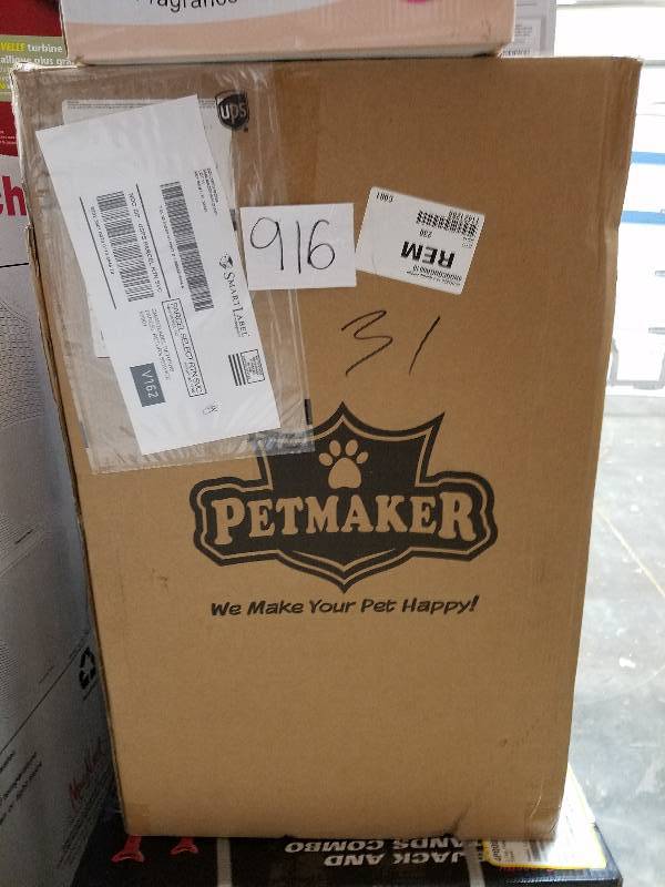 lot 916 image: PetMaker Nonslip Foldable Pet Stairs - Gray