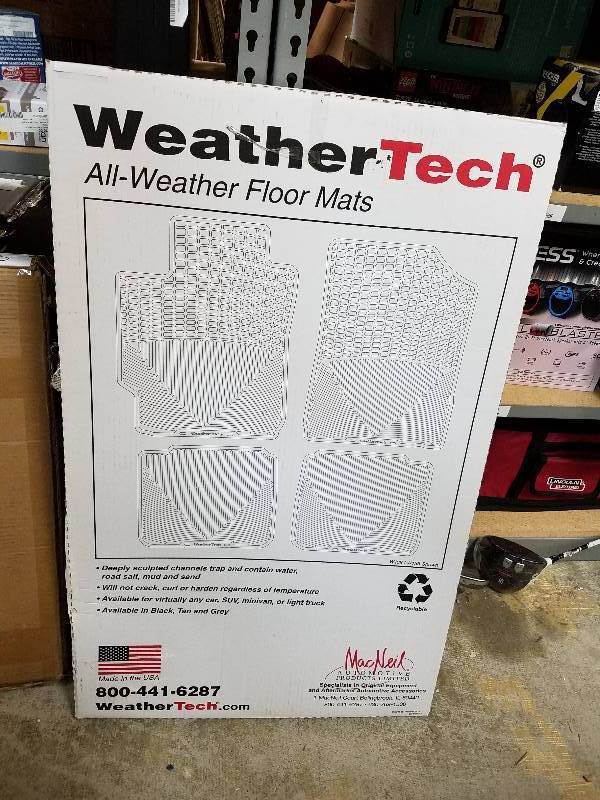 lot 920 image: WeatherTech AVM Trim-to-Fit 4-Pc. Floor Mats in Black