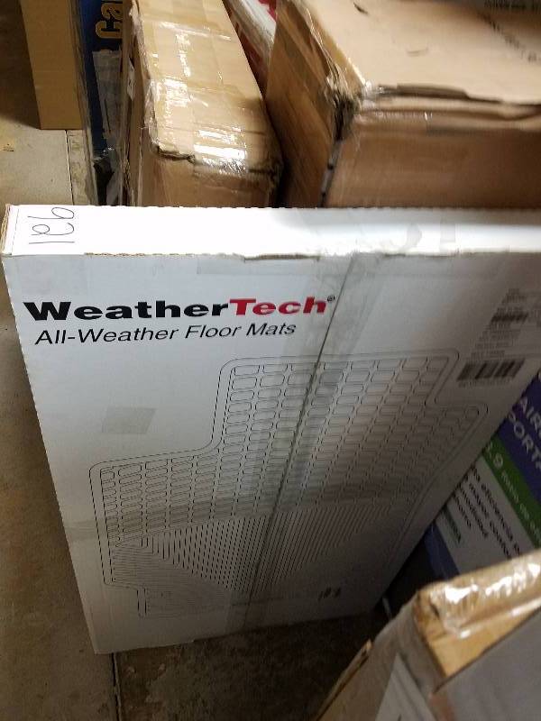 lot 921 image: WeatherTech AVM Trim-to-Fit 4-Pc. Floor Mats in Black