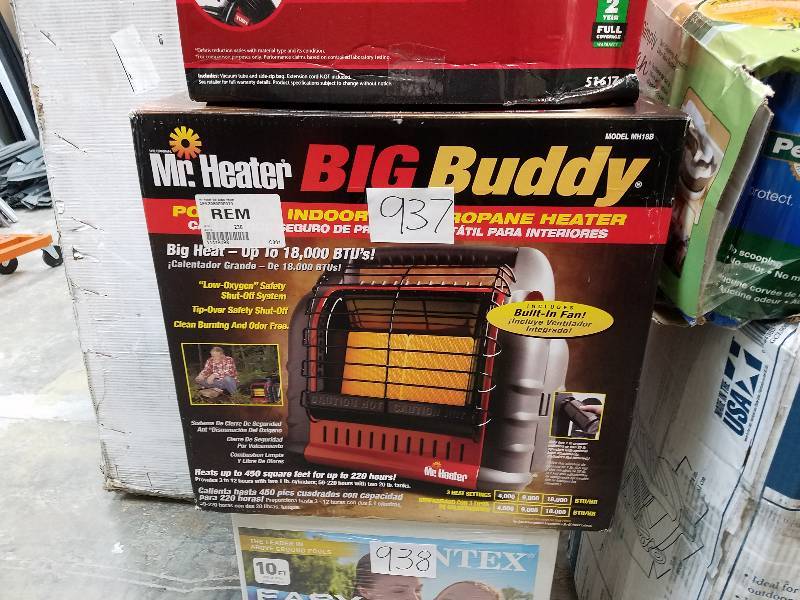 lot 937 image: Mr. Heater Big Buddy Heater