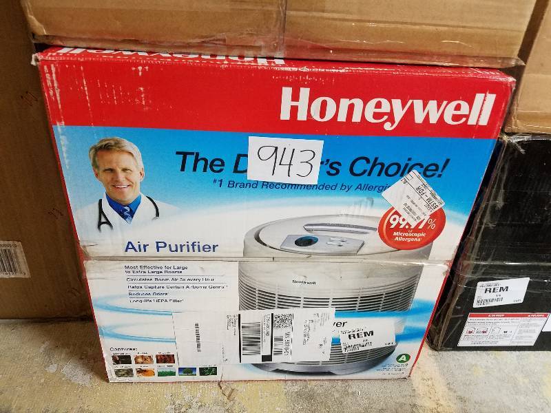 lot 943 image: Honeywell True HEPA Enviracaire Air Purifier - XL
