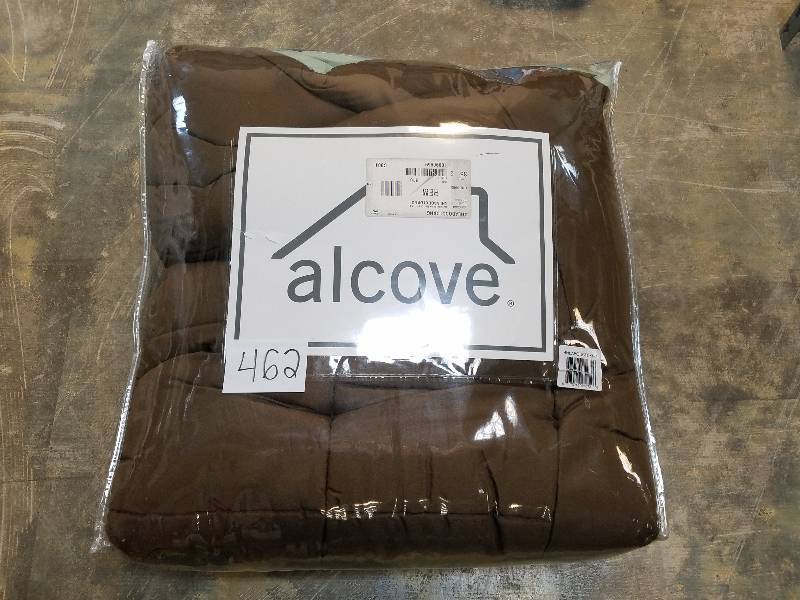lot 462 image: alcove Solid Color Microfiber Reversible Comforter - King Size