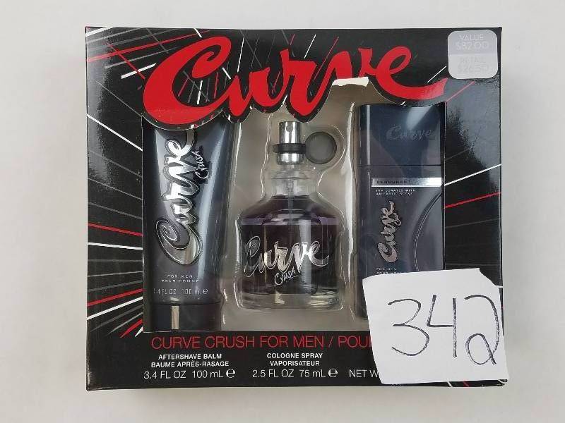 lot 342 image: Mens Curve Crush 3-Pc. Set