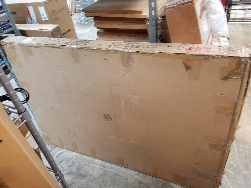 lot 629 image: HEADBOARD ONLY Black 3-Drawer Full Platform Bed Headboard - Full Size