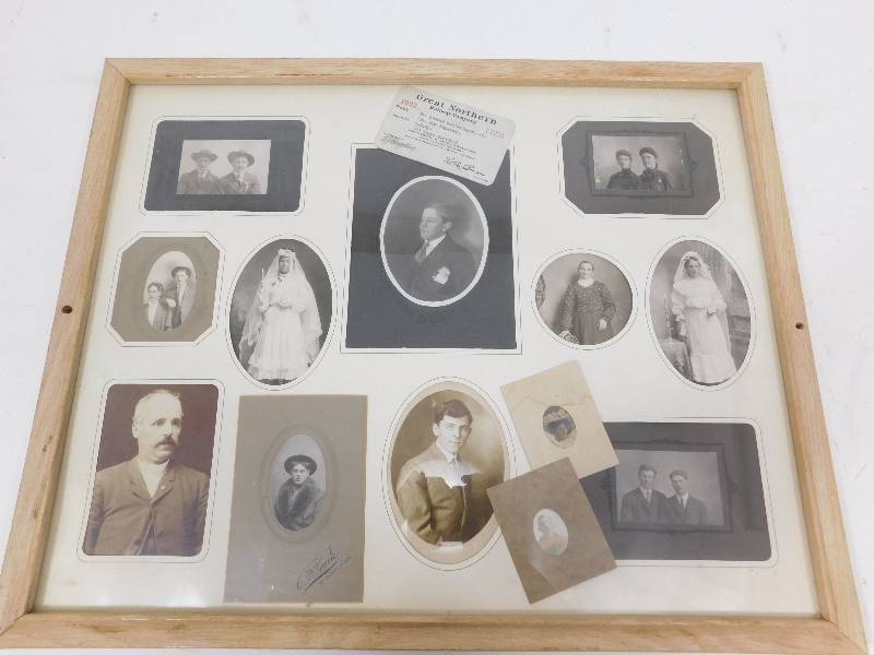 lot 25 image: Framed Vintage Photographs