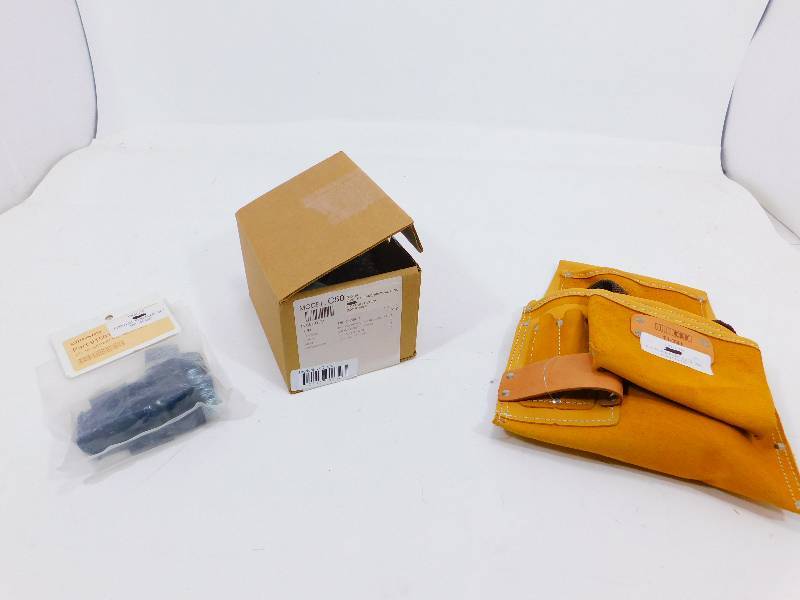 lot 91 image: CST  11-741 Suede Tool Belt & Frontier Precision Clamp  & Frontier Precision, Inc.Crain Part 91501