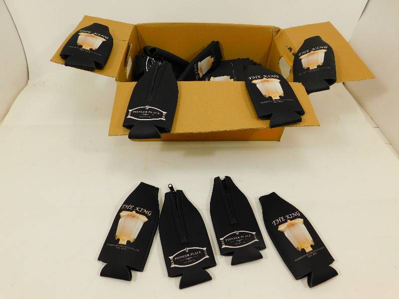 lot 94 image: A Lot Of Zippered Beer Bottle Koozies