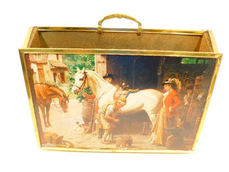 lot 117 image: Vintage Magazine Rack
