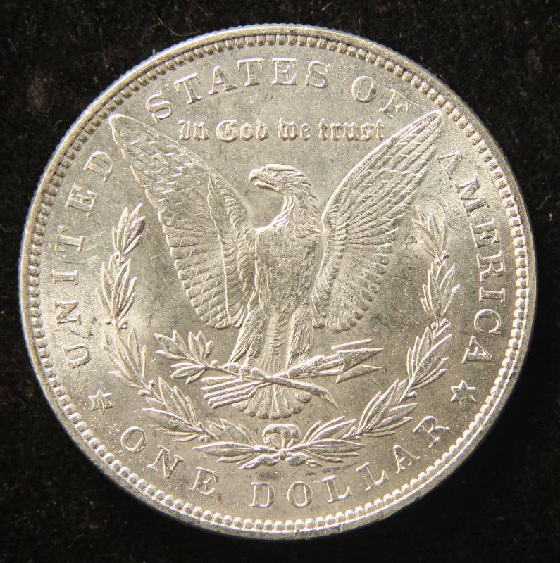 1887 MORGAN SILVER DOLLAR BU-UNC