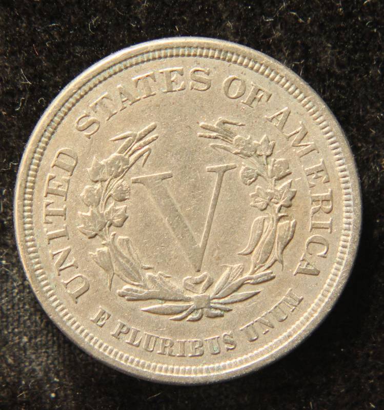 1883 WITHOUT CENTS LIBERTY NICKEL XF