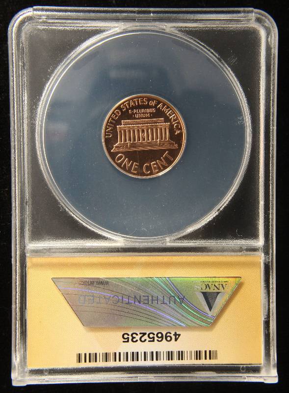 1963 PROOF LINCOLN MEMORIAL CENT PF67RED ANACS