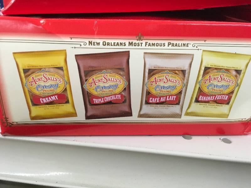 lot 134 image: TWO (2) AUNT SALLYS ORIG PRALINE, RETAIL $14.99 EACH