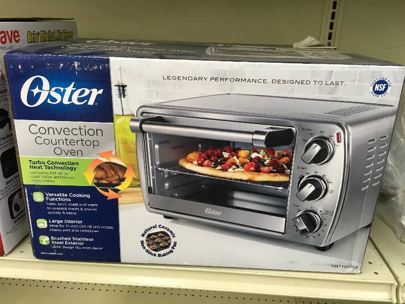 lot 141 image: Oster Convection Countertop Oven, Retail $49.99