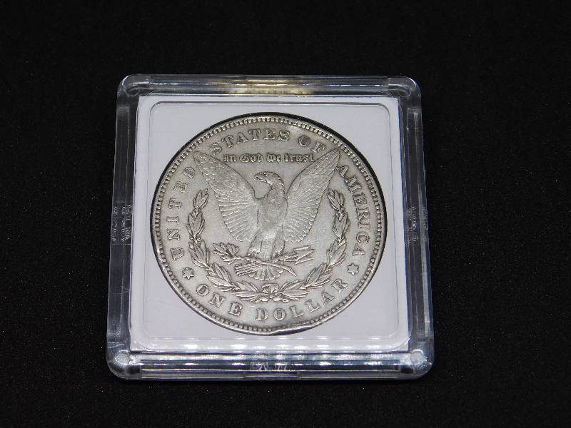 lot 31 image: 1878 Morgan Silver Dollar in Air-Tite Holder