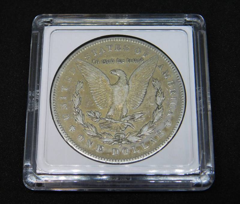 lot 32 image: 1878 S Morgan Silver Dollar in Air-Tite Holder