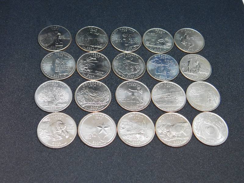 lot 22 image: Lot of Random High Quality State Quarters