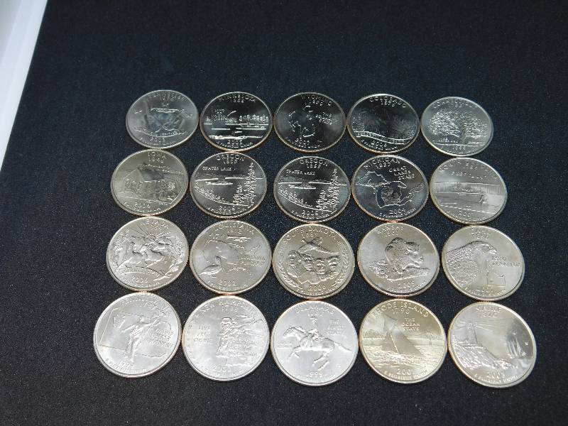 lot 23 image: Lot of Random High Quality State Quarters