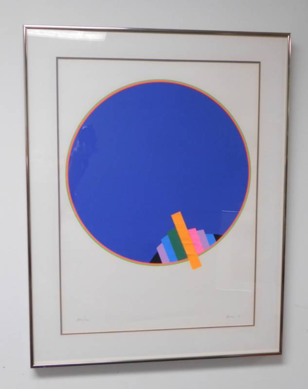 lot 15 image: Eugenio Carmi, (1920 - 2016) Segnale Immaginario Blu (1970)