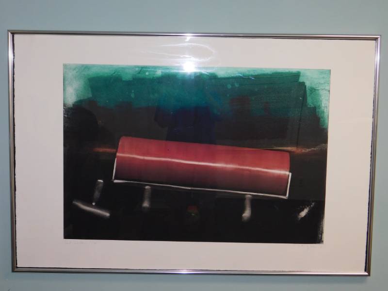 lot 11 image: Michael Mazur (1935 - 2009), Red Roller - 820 (1982)