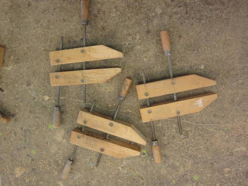 lot 66 image: 3 Jorgensen 12 wood clamps...