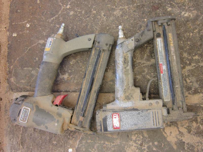 lot 79 image: Porter Cable and Senco nail guns...