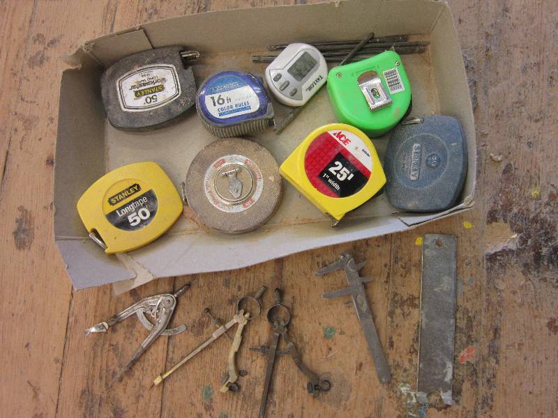 lot 93 image: Lot of measuring tools...