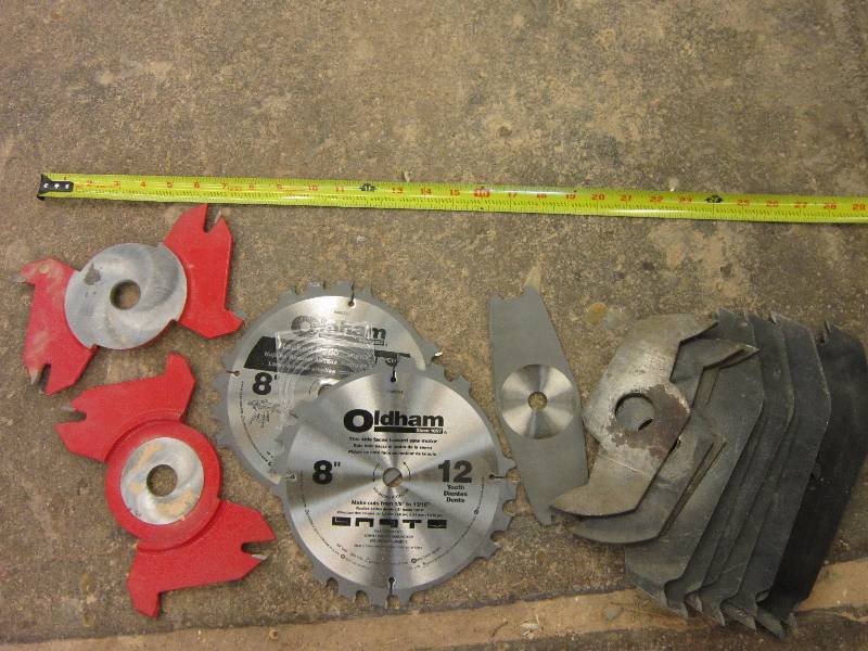 lot 110 image: Misc. Dado cutters and chippers...